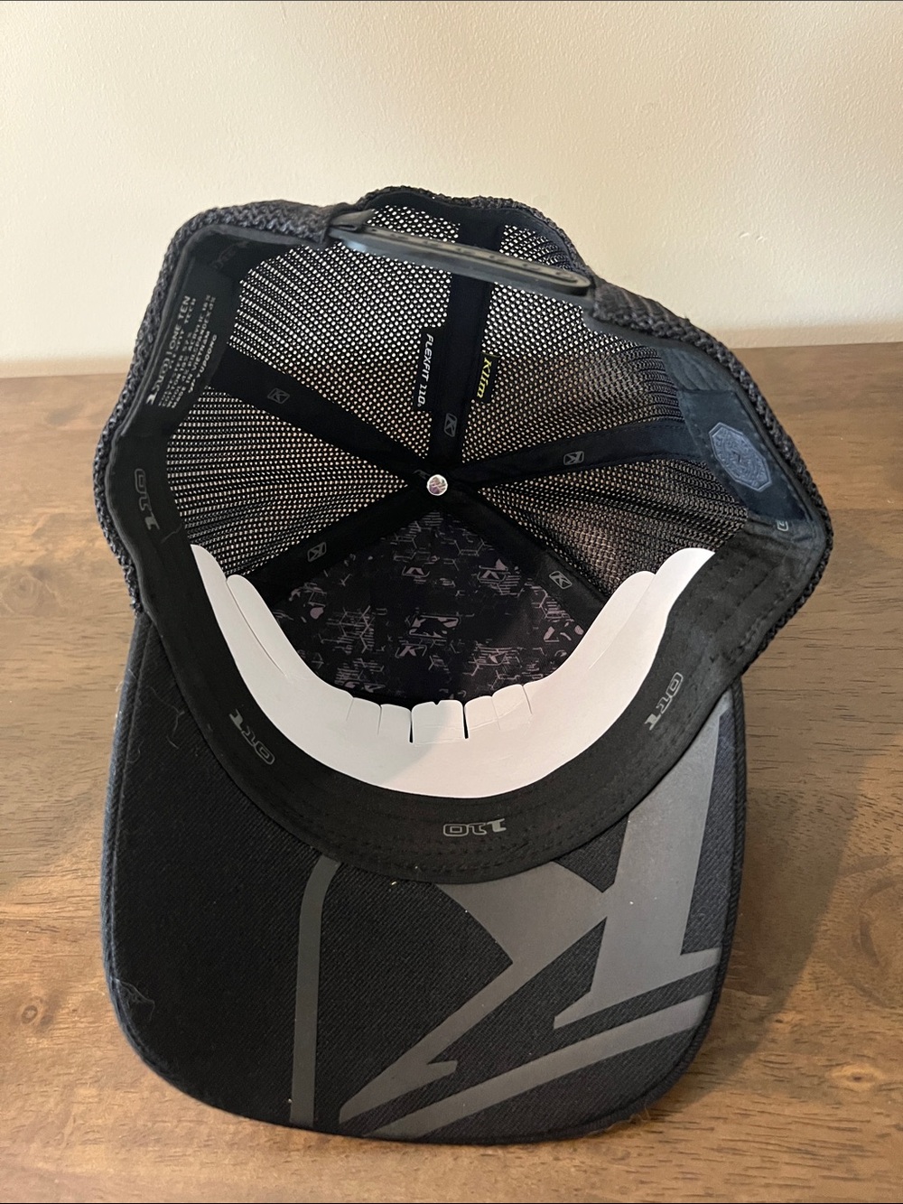 Klim 110 flexfit black baseball cap  hat - Picture 5 of 7